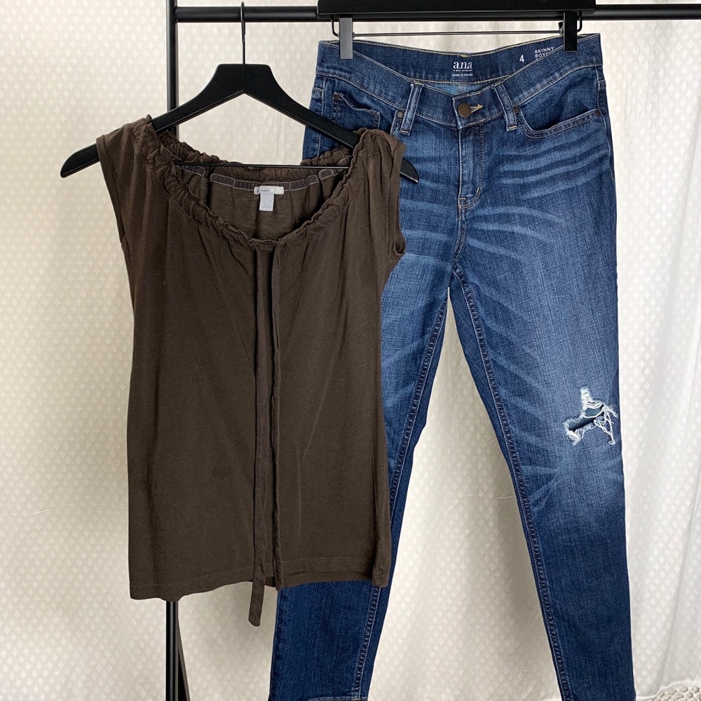 Old Navy Brown Blouse Small